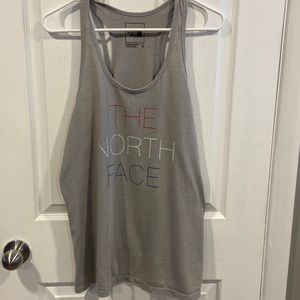The North Face Gray Logo Tank Top Size XL